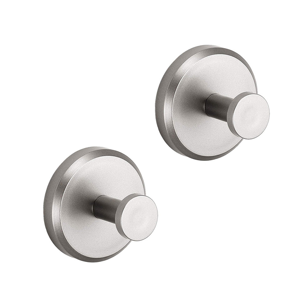 Handdoekhaak zonder Boren RVS Zuignap Badkameraccessoire Muurbevestiging Houder Handdoekhouder Zwart Zilver Goud Modern
