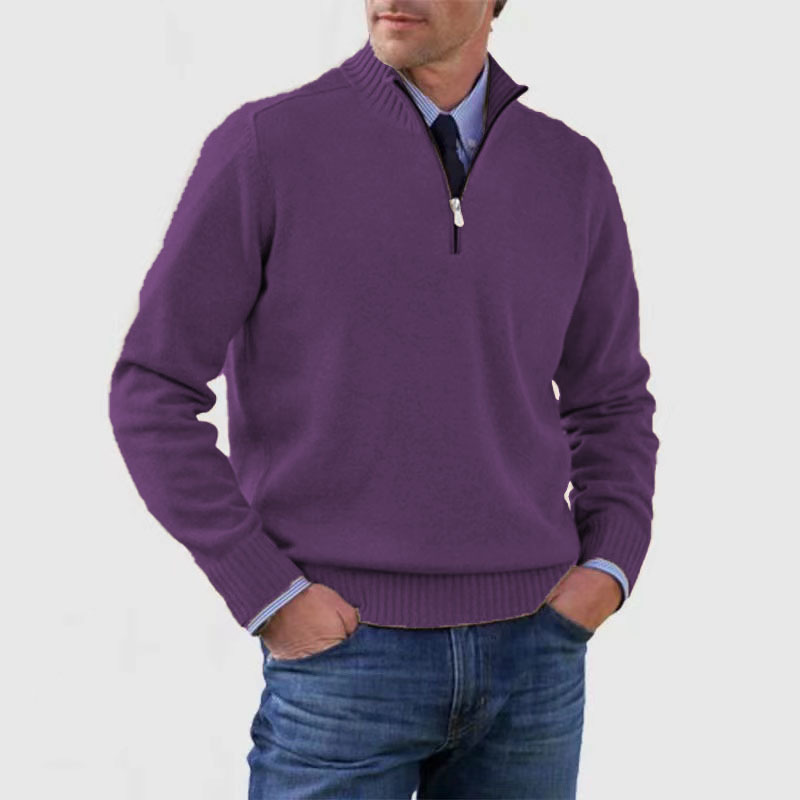 Herentrui Halve Rits Warm en Comfortabel
