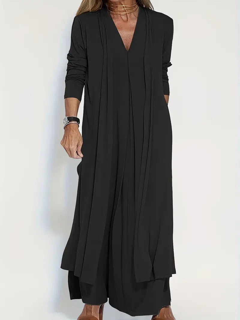Dames Outfit Set Elegante Jurk en Blazer
