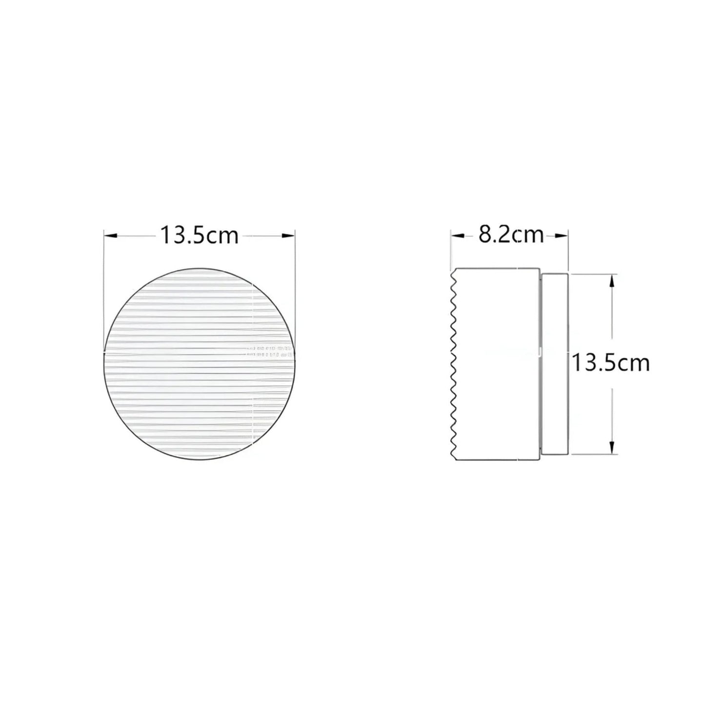 Ambrelo Wandlamp LED 13,5×8 cm Amber Slaapkamer Wandverlichting Modern Minimalistisch Scandinavisch Warm Licht Hal Woonkamer