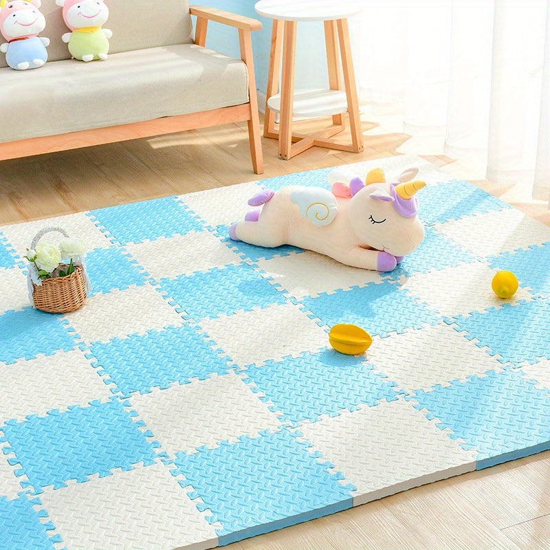 Gekleurde Puzzelmatten voor Kinderen 30x30cm - Set van 10 EVA Schuimtegels