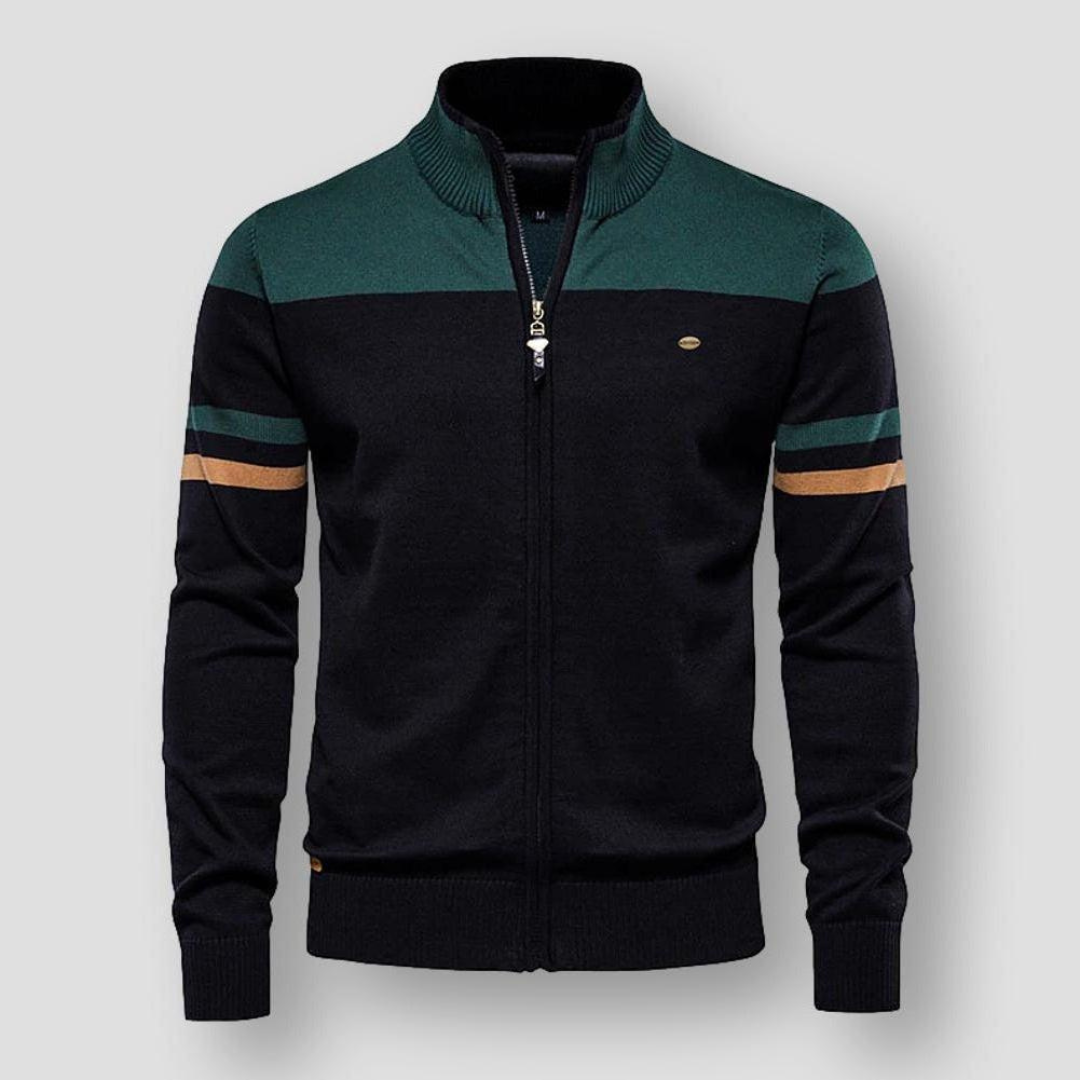 Heren Sweater Katoen Gestreept Comfortabel Casual