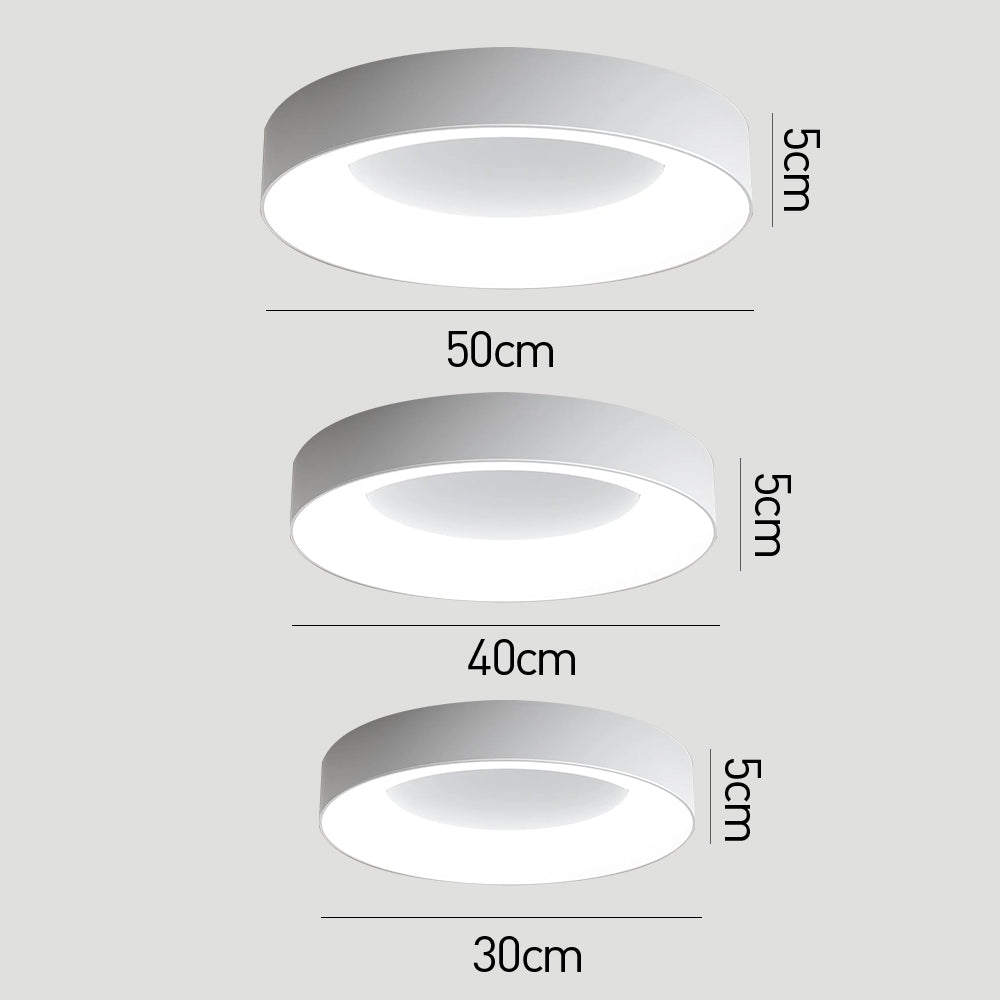LED plafondlamp rond acryl ijzer lage ruimtes hal slaapkamer woonkamer moderne opbouwlamp minimalistische plafondverlichting