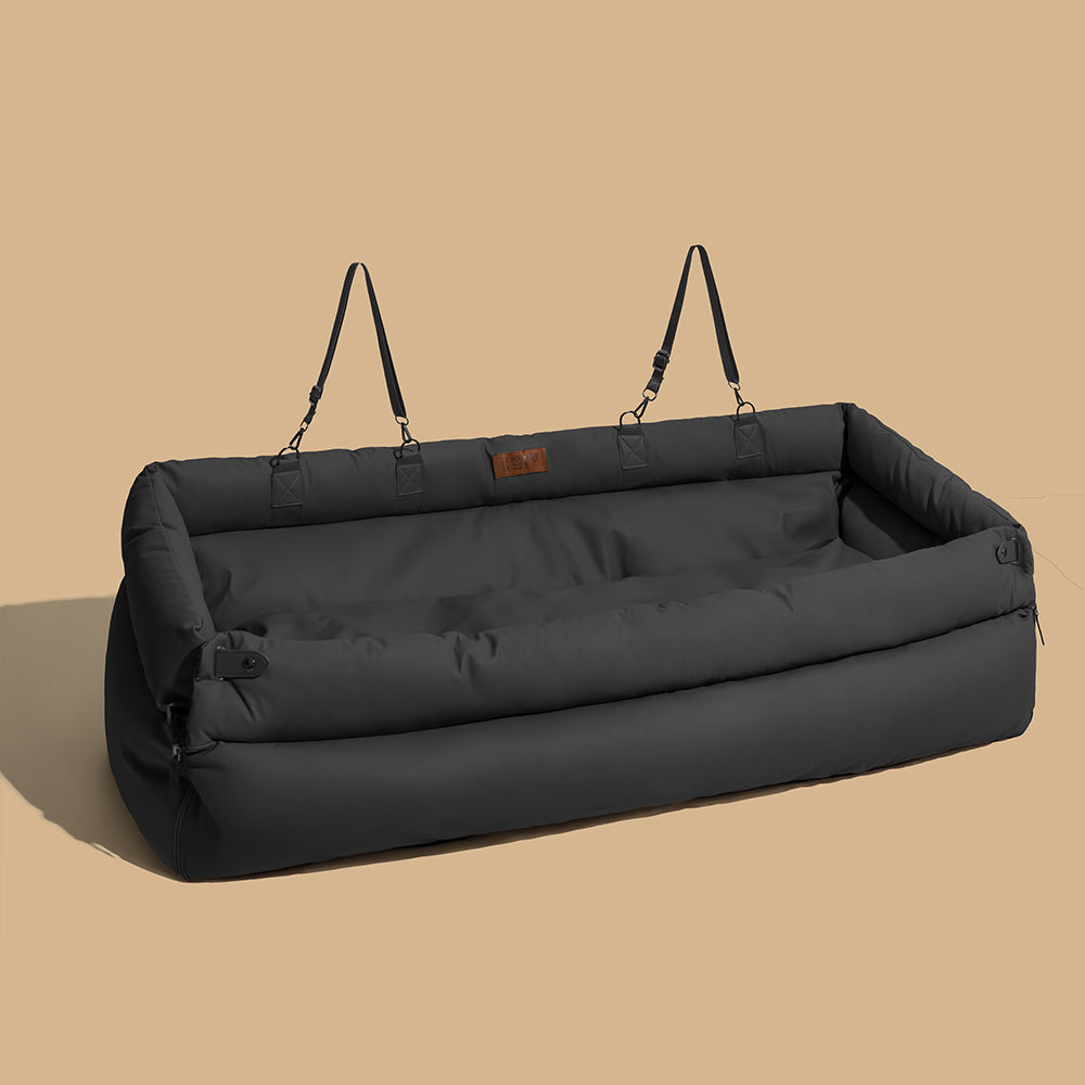 Auto Hondenmand Reistas Veilig & Comfortabel Zwart Grijs Oranje Beige Hondenmand Auto voor Kleine tot Middelgrote Honden