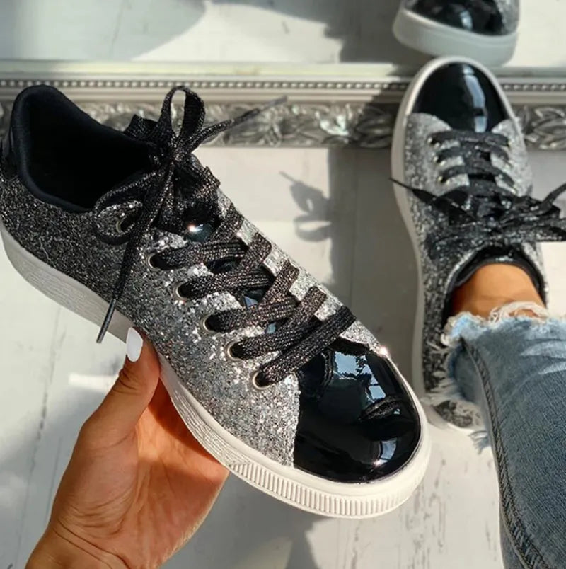 Dameschoen Glitter Luxe Sneaker Aria