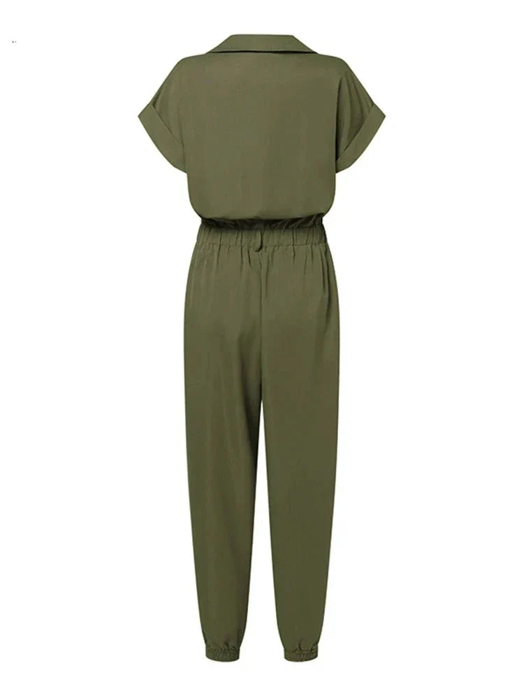 Vrouwelijke Zomer Jumpsuit Stijlvol en Comfortabel