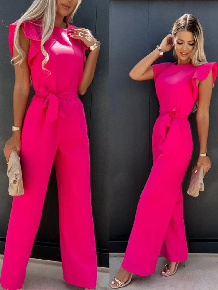 Dames Jumpsuit Zomer Jurk Stijlvol Lange Mouw
