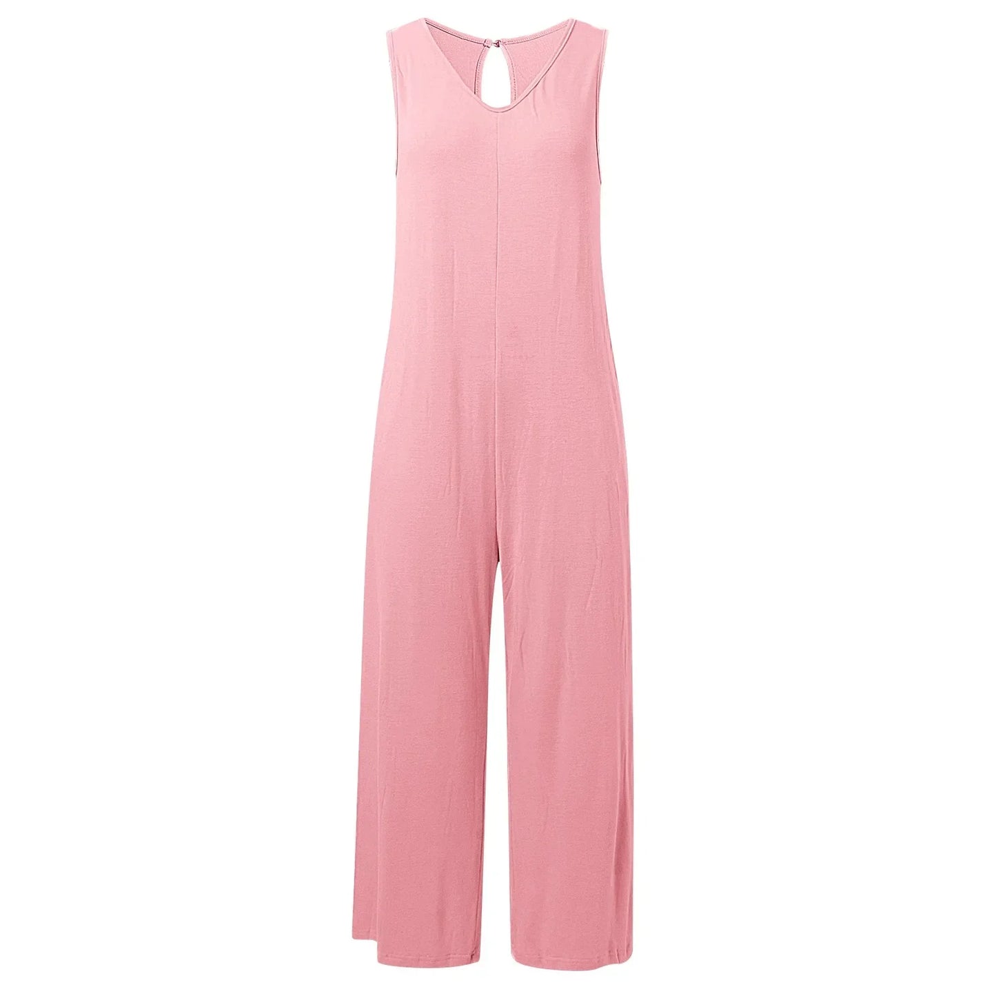 Zomerse Jumpsuit voor Dames Wijd Pijp Comfortabel