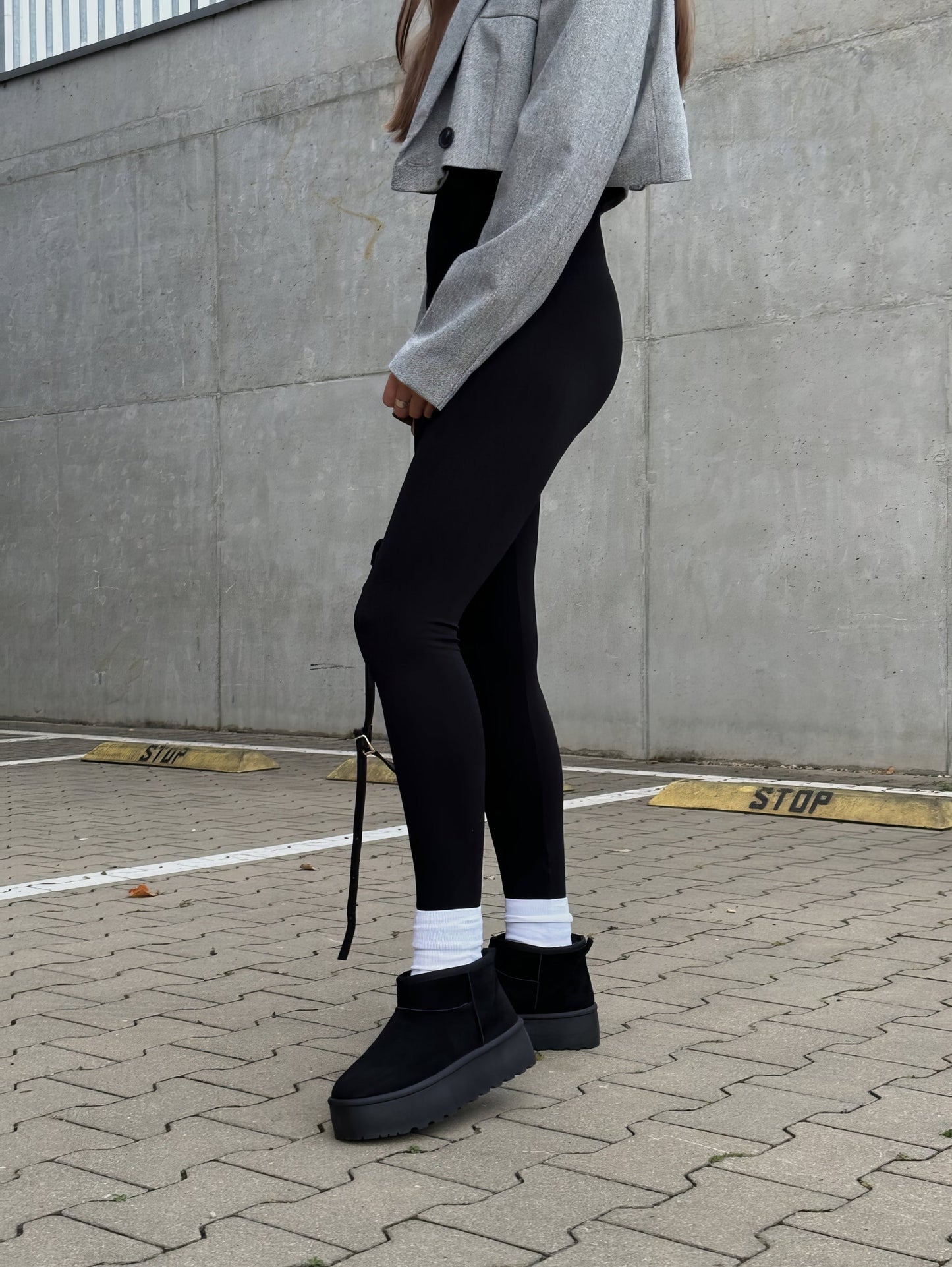 Vrouw Laarzen Comfortabele Boots Zacht Leer