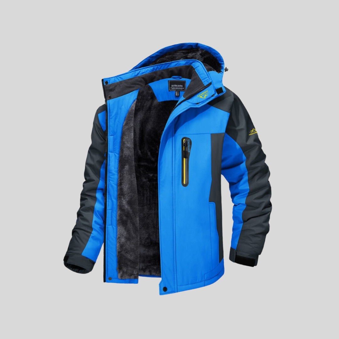 Warme Heren Winterjas Waterdicht Met Fleece Voering
