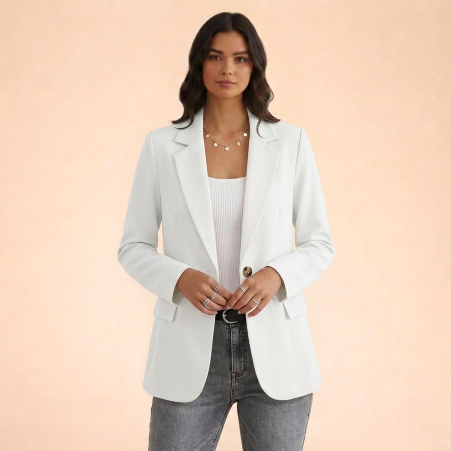 Elegante Blazer voor Vrouw Tijdloos Design