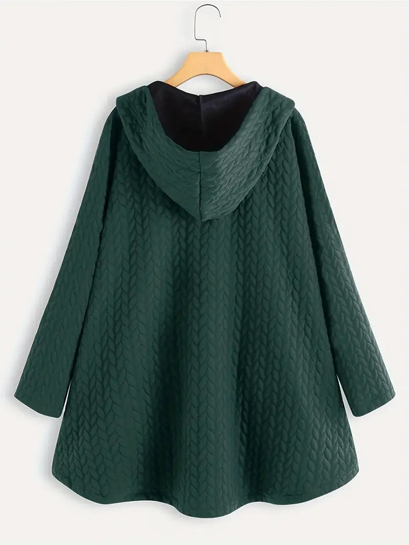 Donkere Winterjas voor Vrouwen Warm en Waterdicht