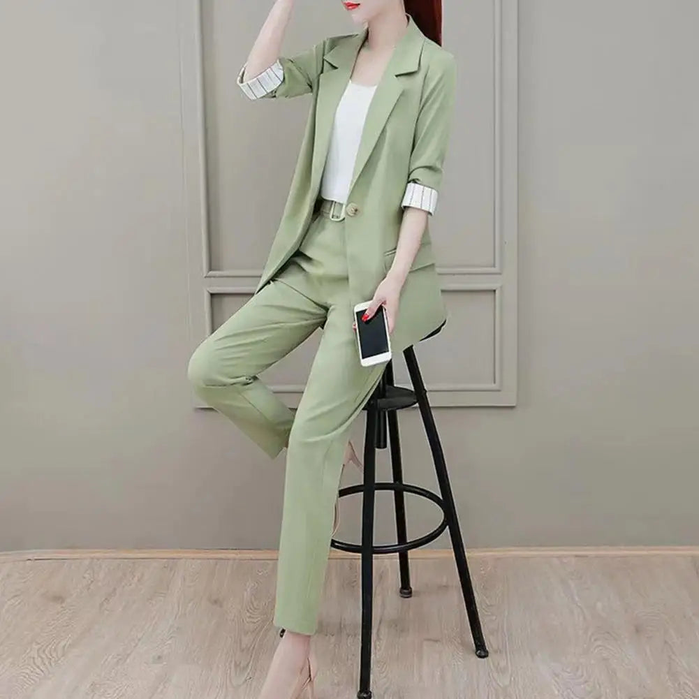 Dames Blazer 3-delig Pak Klassieke Stijl
