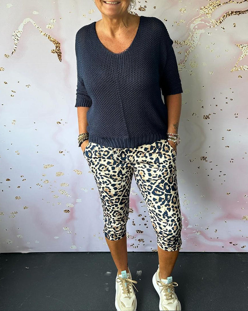 Leopard Print Broek voor Vrouw