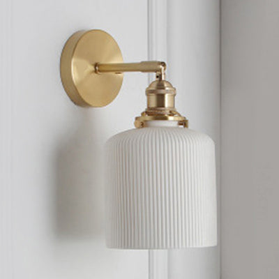Porseleinen Wandlamp met Messing Fitting Ø12,7-21,6cm 1 Lichtpunt Modern Design Keramiek Wandverlichting E26/E27