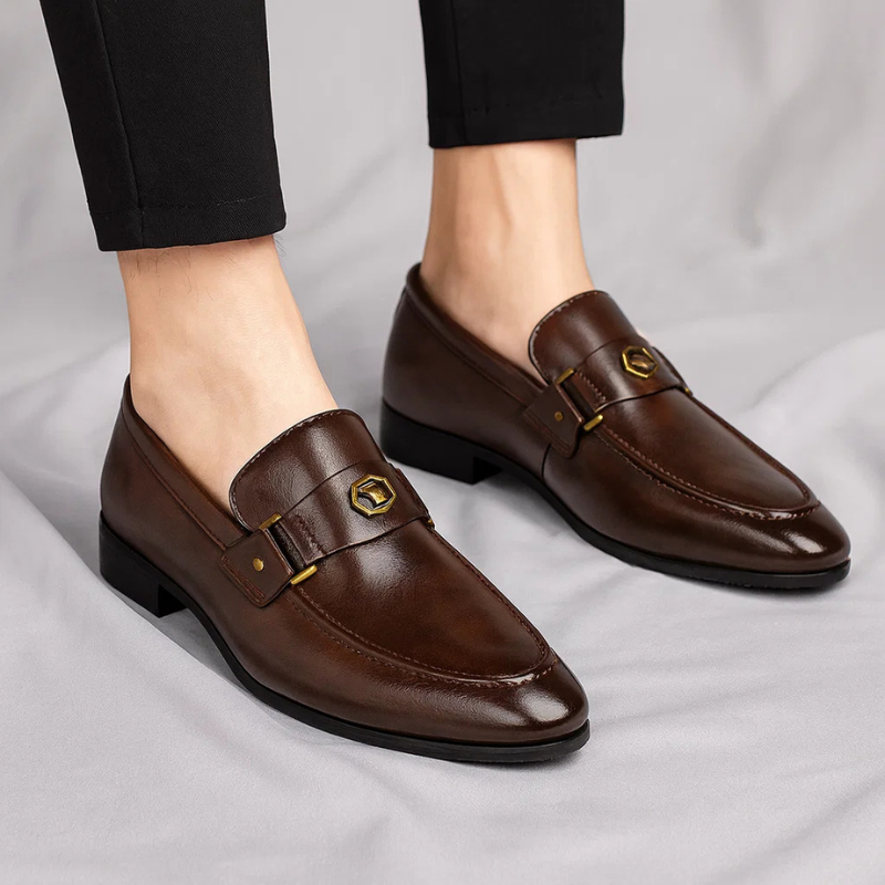 Leren Loafers voor Mannen Everton Stijl