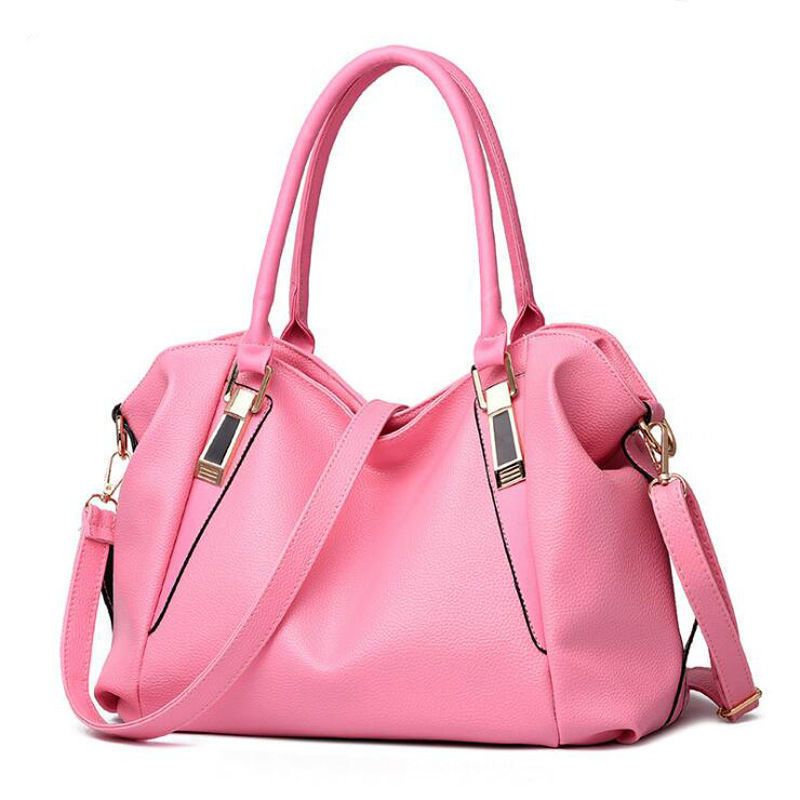 Dames Schoudertas Groot en Zachtleer van Binnen