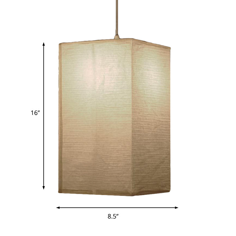 Japanse Rijstpapieren Hanglamp Wit Cilinder E26/E27 Woonkamer Slaapkamer Scandinavisch