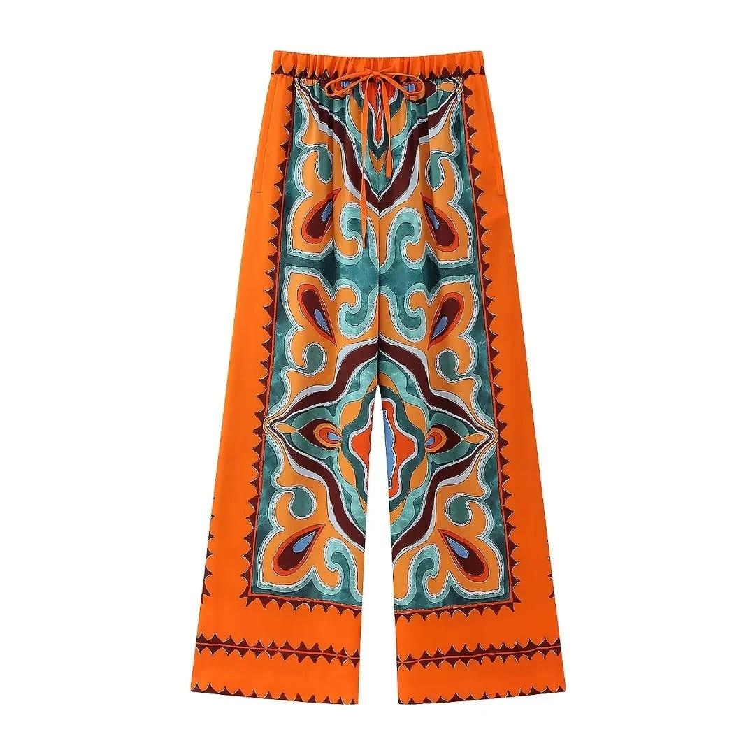 Elegante Drawstring Broek Set voor Dame
