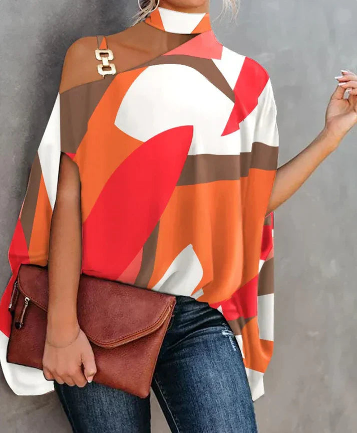 Vrouwelijke Zomerblouse Losse Jurkstijl