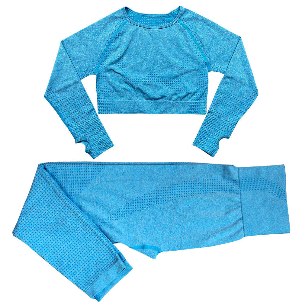 Yoga Set Dames Naadloze Legging en Sporttop