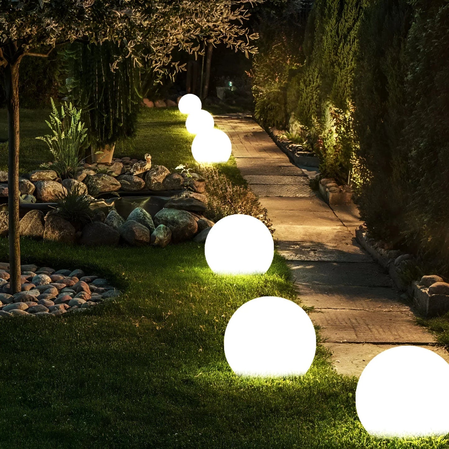 LED Bolverlichting voor Tuin en Terras - Oplaadbaar - Draadloos - Weersbestendig - Sfeerverlichting voor Binnen en Buiten