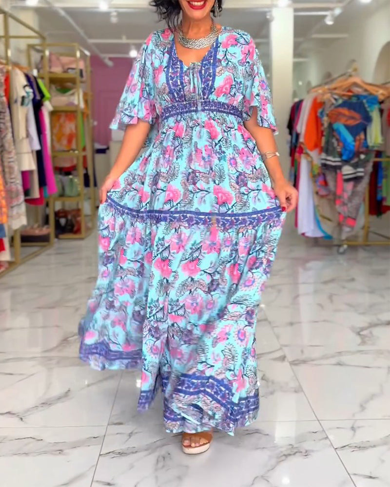 Maxi Jurk Elegante Vrouwelijke Zomerjurk