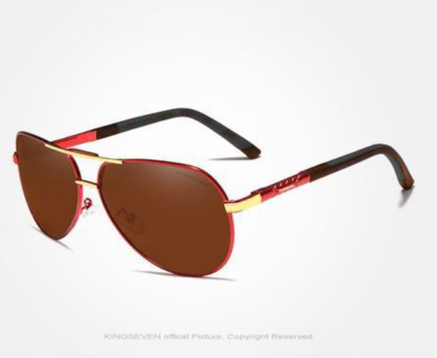 Gepolariseerde Aluminium Zonnebril met UV400 Bescherming | Vintage Design | Unisex
