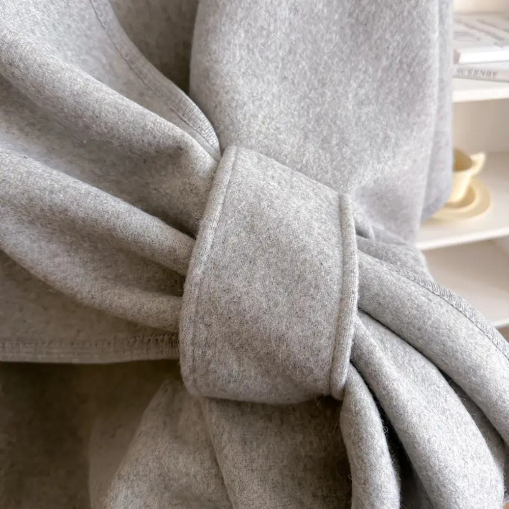 Lichte Poncho Cape met Bescherming tegen Wind en Kou – Warme Shawl voor Najaar en Winter