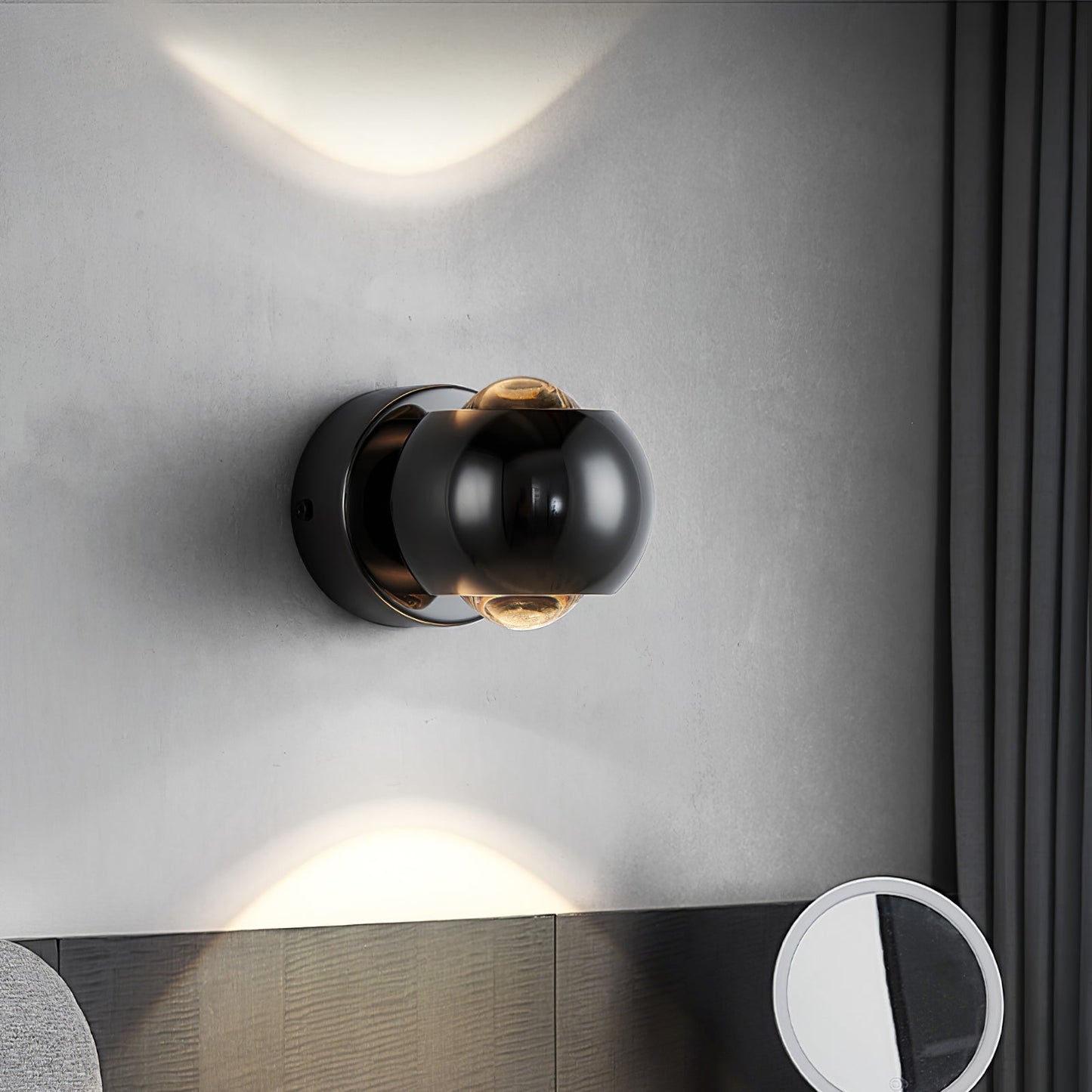 Moderne Wandlamp met LED Verlichting – Messing Afwerking voor Hal & Woonkamer