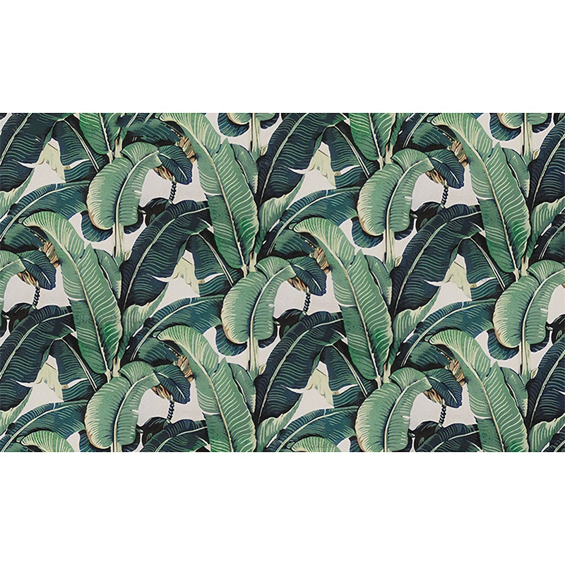 Tropische Bananenbladeren Wandmuurschildering – Groene Botanische Fotobehang voor Woonkamer, Slaapkamer & Kantoor | Op Maat Gemaakt