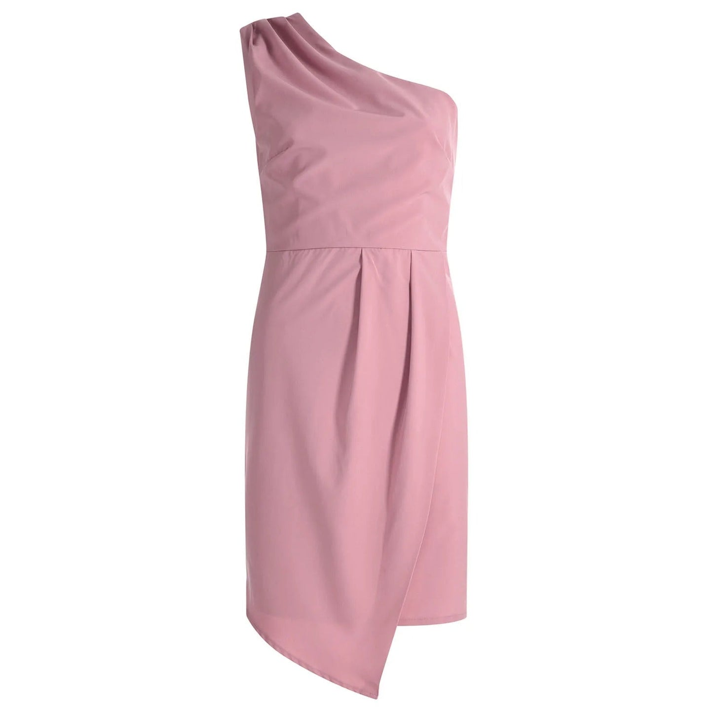 Zomerjurk Dames One-Shoulder Jurk met Tailleband
