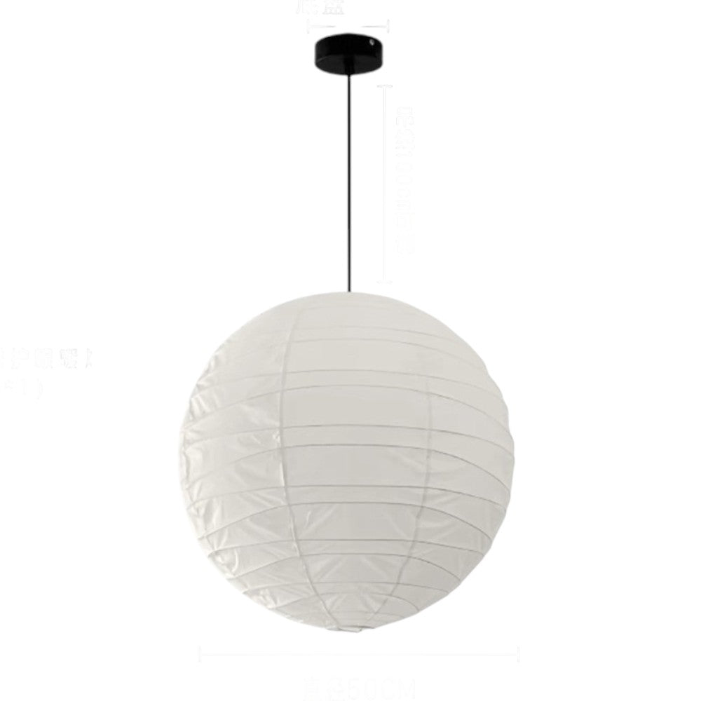 Akari hanglamp rijstpapier Ø30 Ø45 Ø55 wit woonkamer slaapkamer Japans design sfeerverlichting