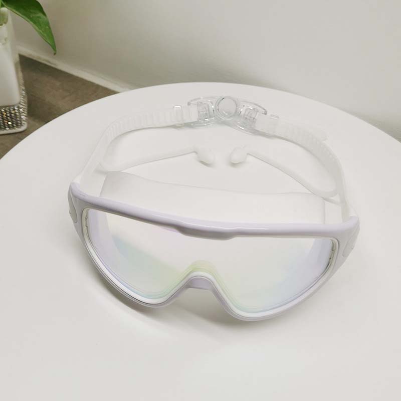 Zwembril Groot Gezichtsveld Anti-Condens Siliconen Verstelbaar Comfortabel Unisex Zwemmen Watersport