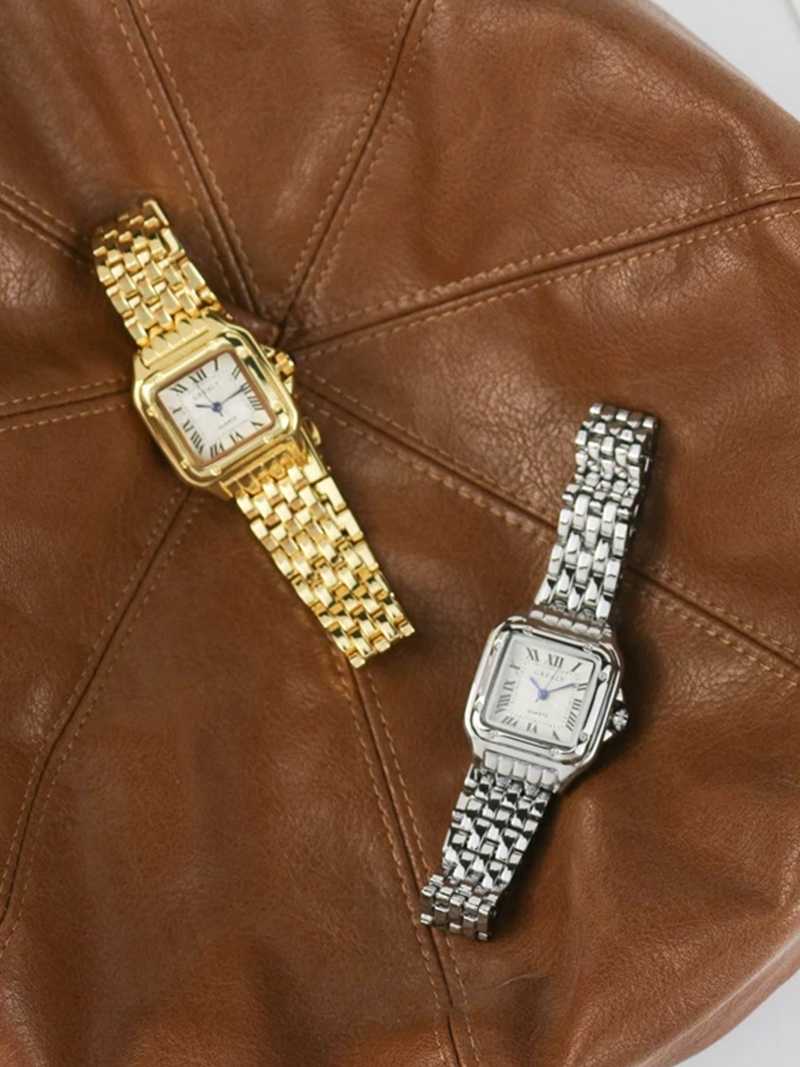 Dameshorloge Quartz Vintage Look Goud of Zilver