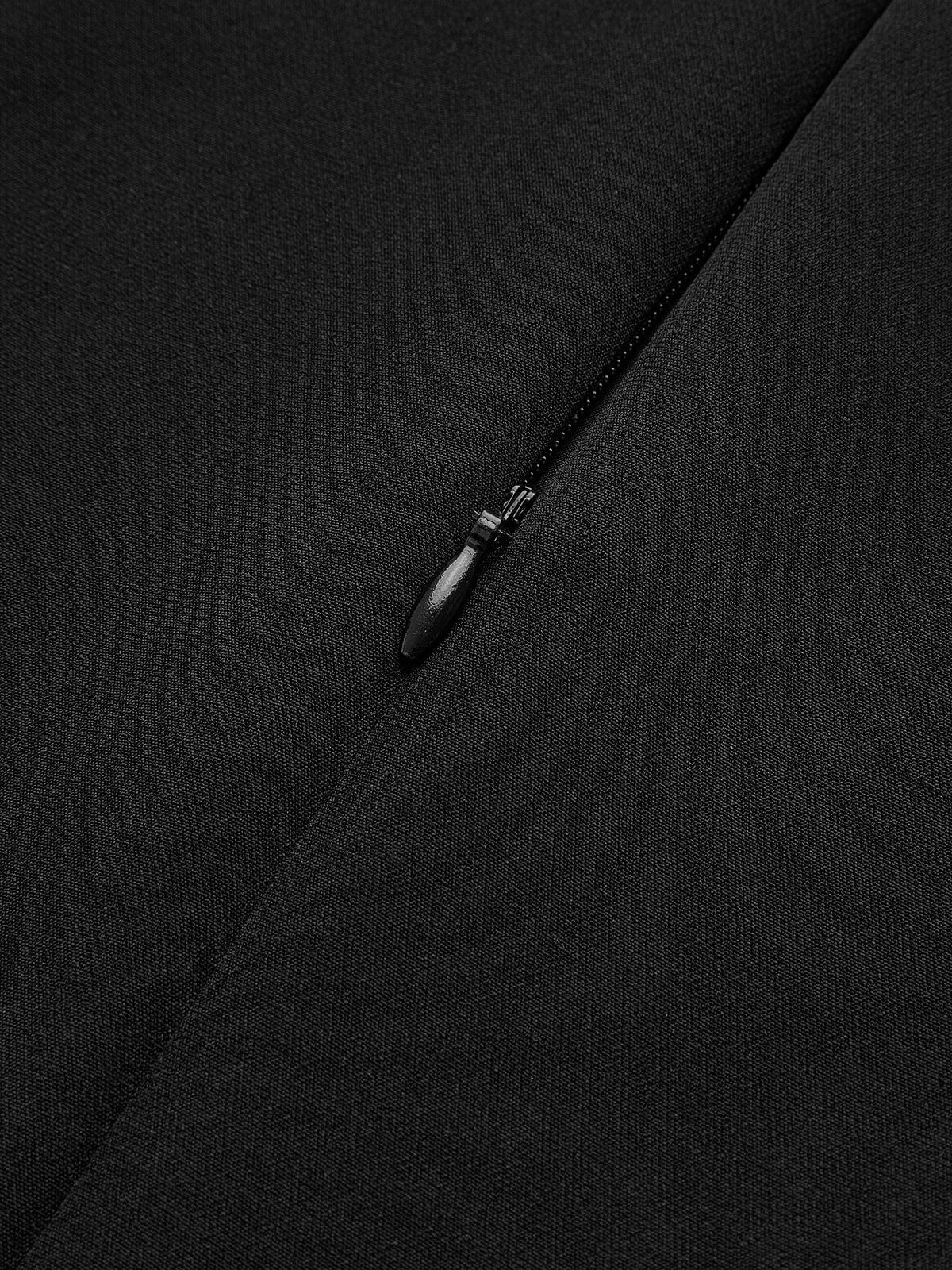 Mouwloze Jurk met Plissé en Elegante Vrouwelijke Snit