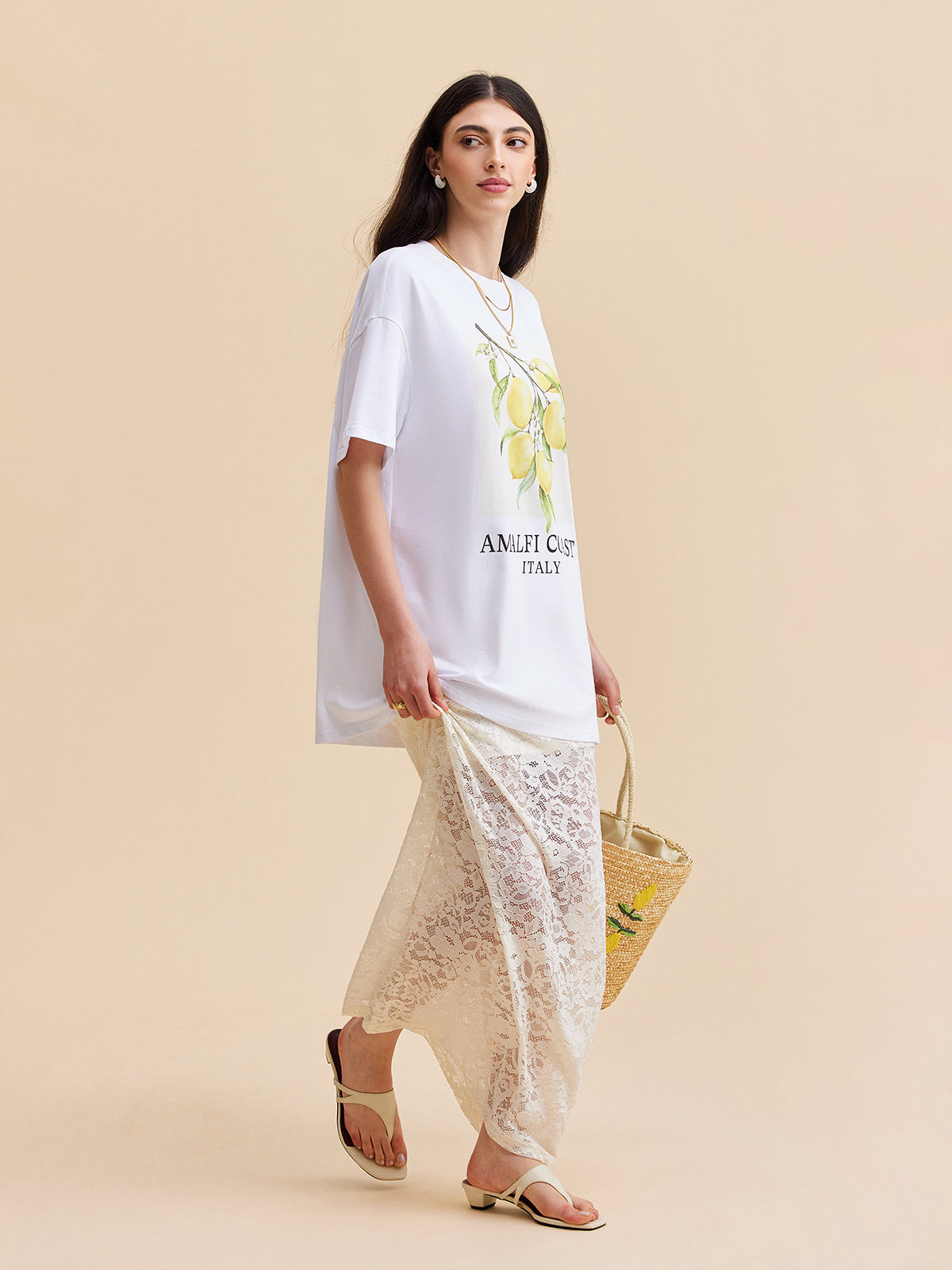 Maxi Rok voor Dames Semi-Transparant Elegant Lang