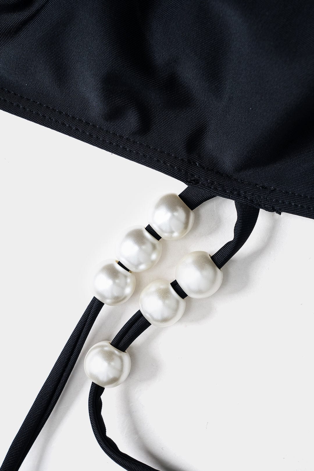 Bikini Set Dames Strandkleding met Wikkelband en Parel Details