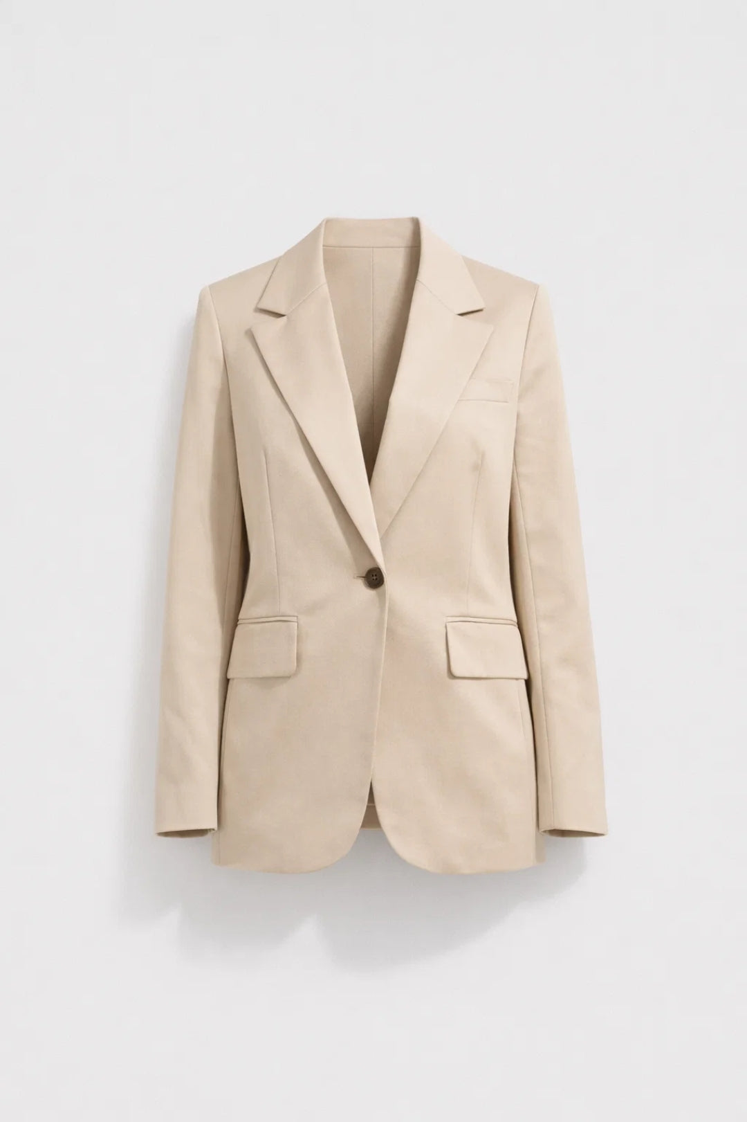 Dames Blazer Getailleerd Enkelknoop Elegant Stijl