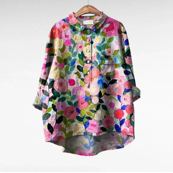 Bloemen Blouse Dames | Tijdloos Design & Flatterende Pasvorm