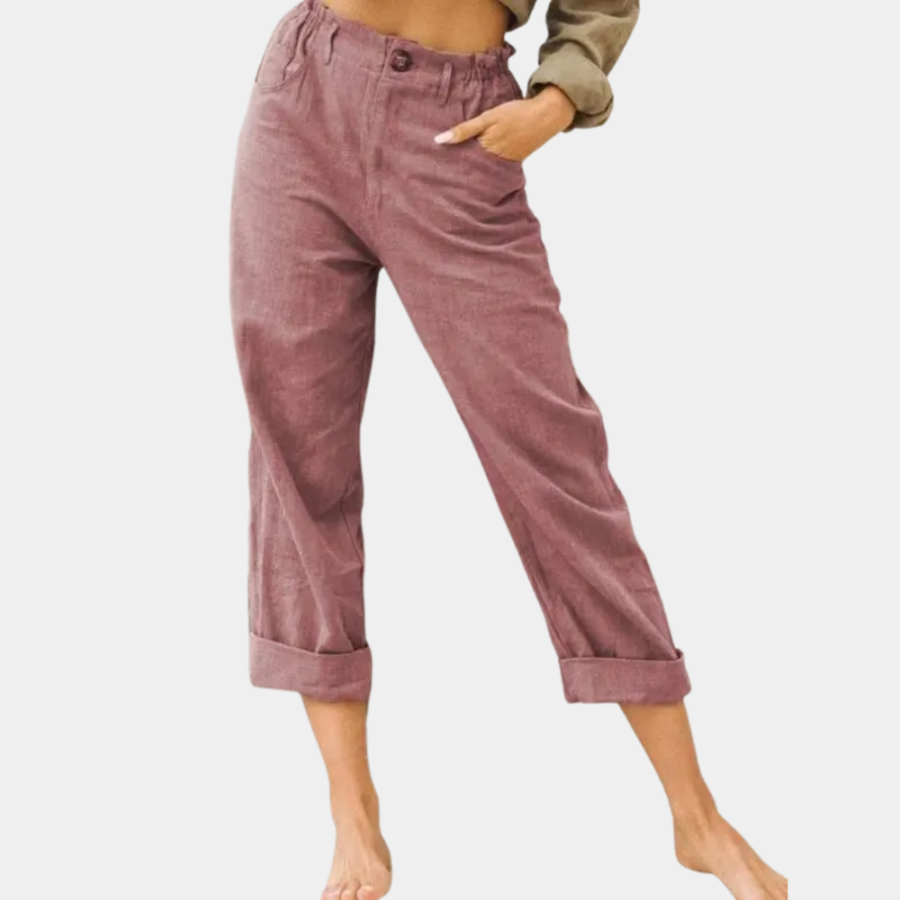 Dames Broek Corduroy Comfortabele Zit