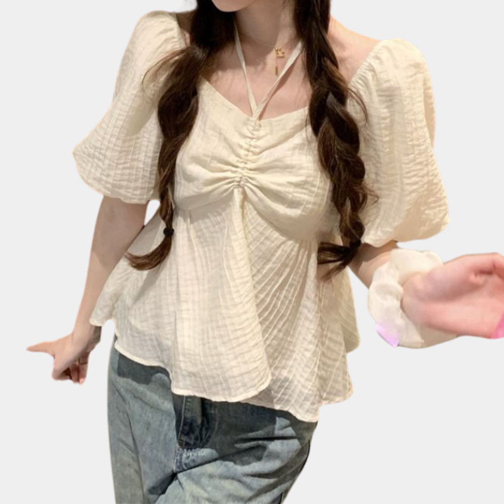Vrouwelijke Tops Elegante Jurkachtige Blouse