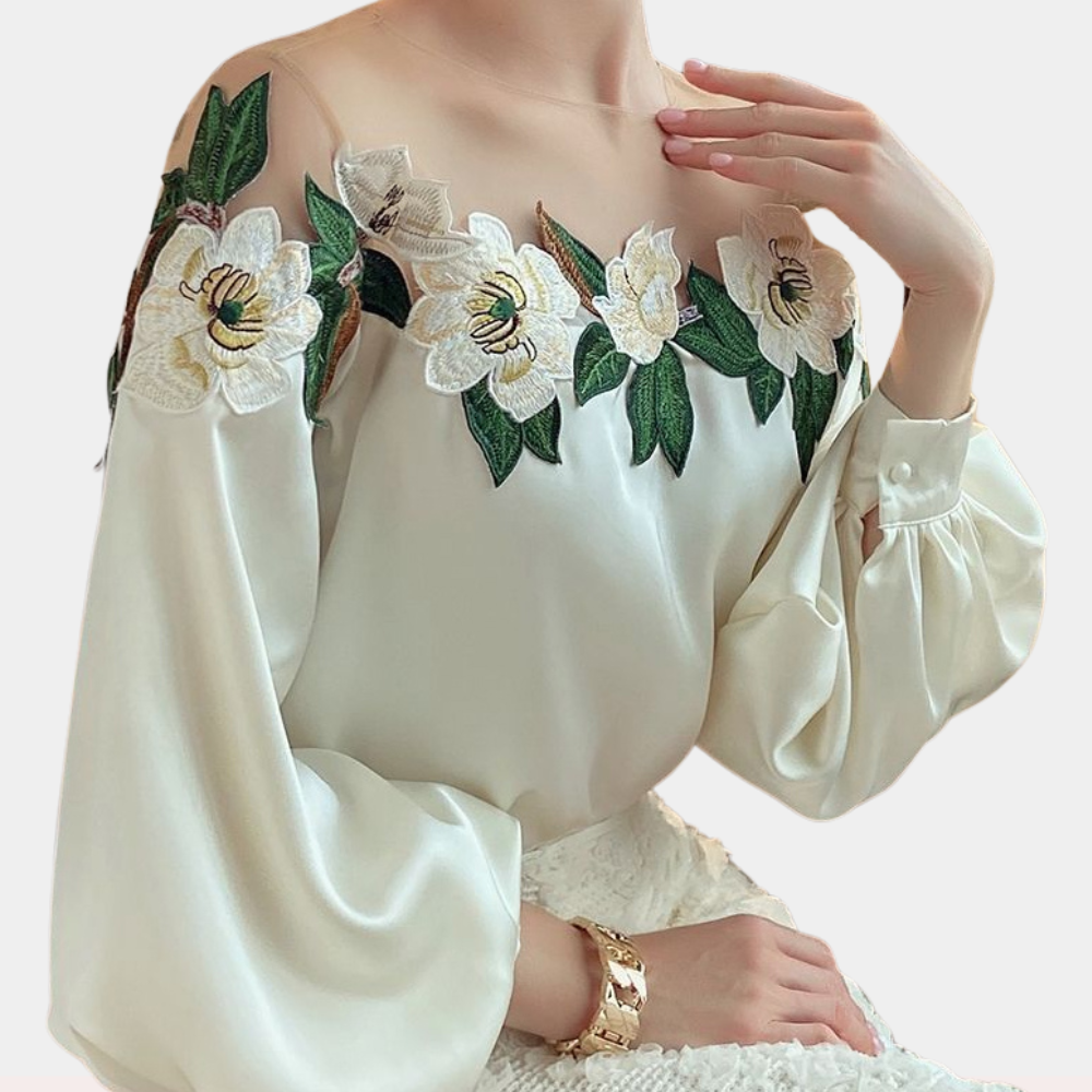 Vrouwelijke Off-Shoulder Blouse voor Dames Jurk Model