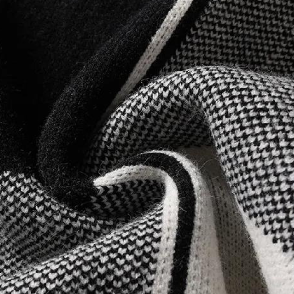 Heren Trui Gebreid Geometrisch Patroon Dikke Stof Comfortabel
