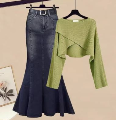 Vrouwelijke Broek Set Fishtail Stijl Modieus Top
