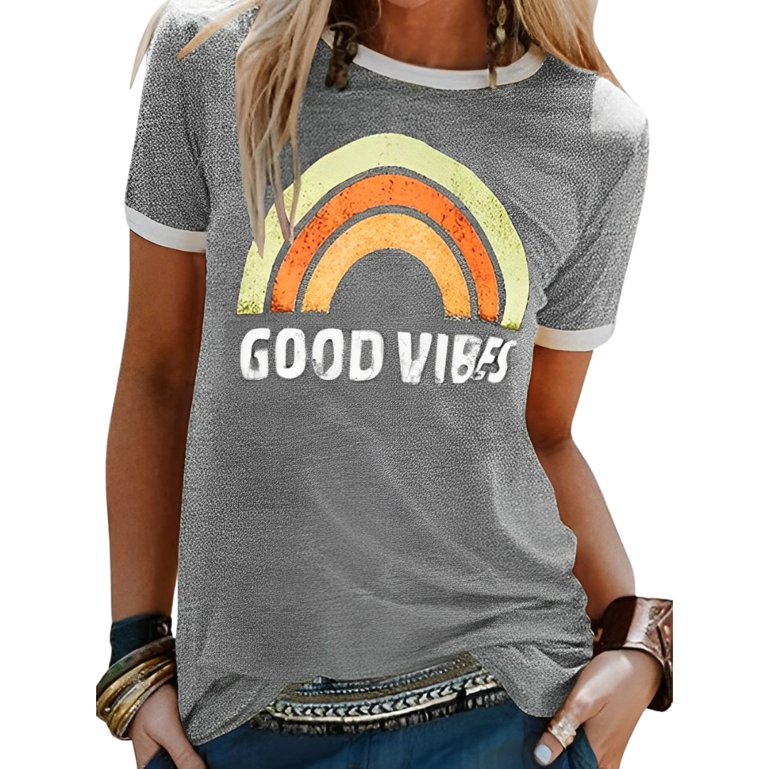 Elegante Blouse Casual van Zacht Gemengd Materiaal