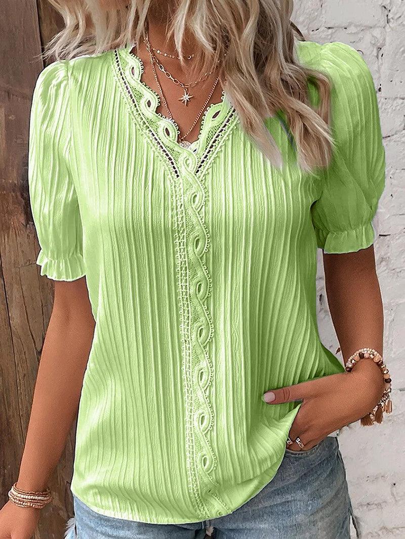 Dames V-Hals T-Shirt | Lichtgewicht en Comfortabel 7