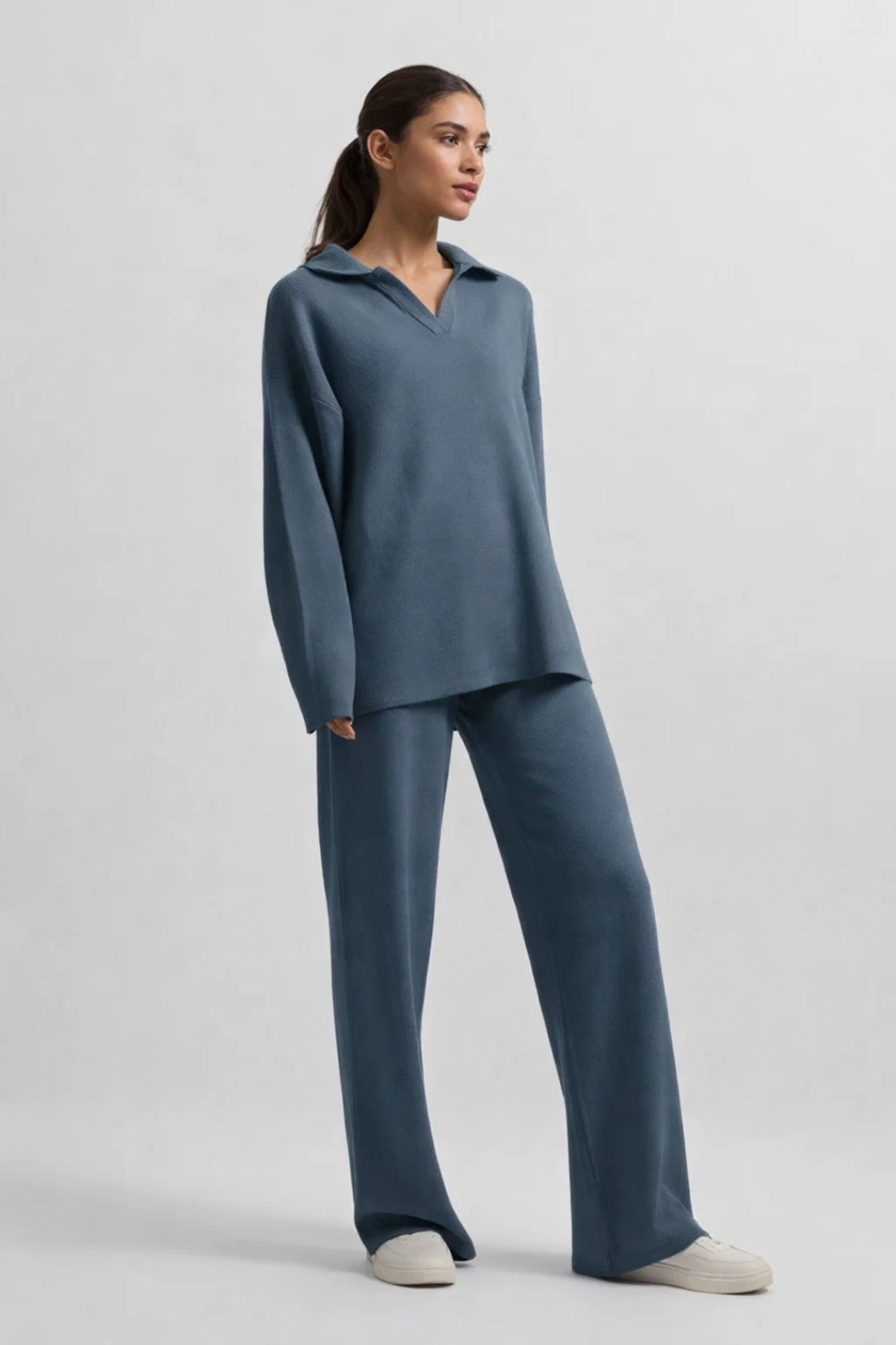 Dames Loungewear Set Comfortabel Zacht Wijd met Pijpen