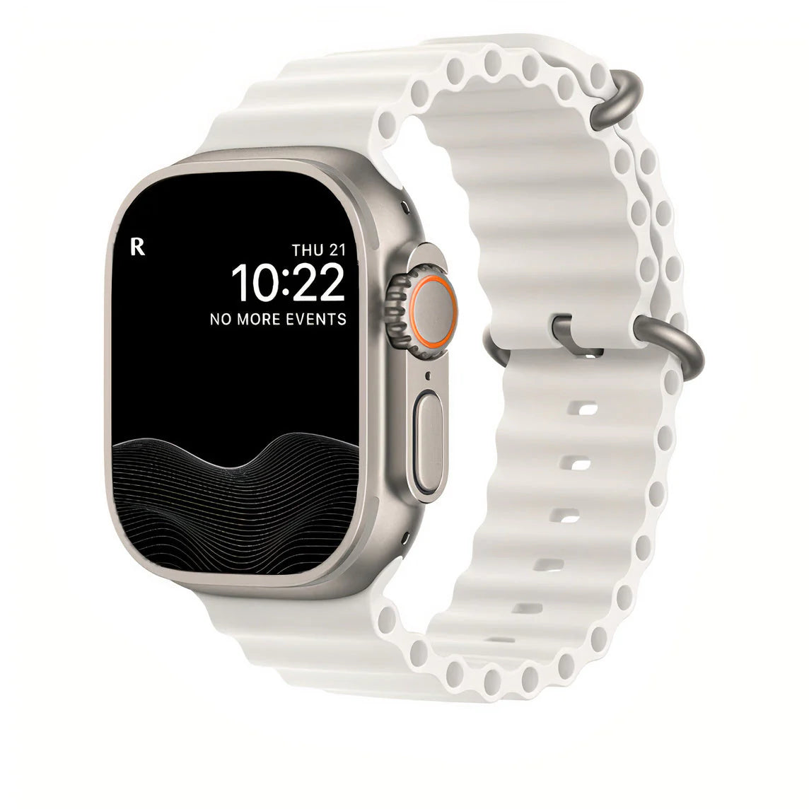 Elastische Horlogeband voor Smartwatch 40-49mm Siliconen Stretch Bandje Geel Blauw Wit Oranje Geschikt voor Sport Duiken Dagelijks Gebruik Comfortabele Pasvorm Ook Over Wetsuit