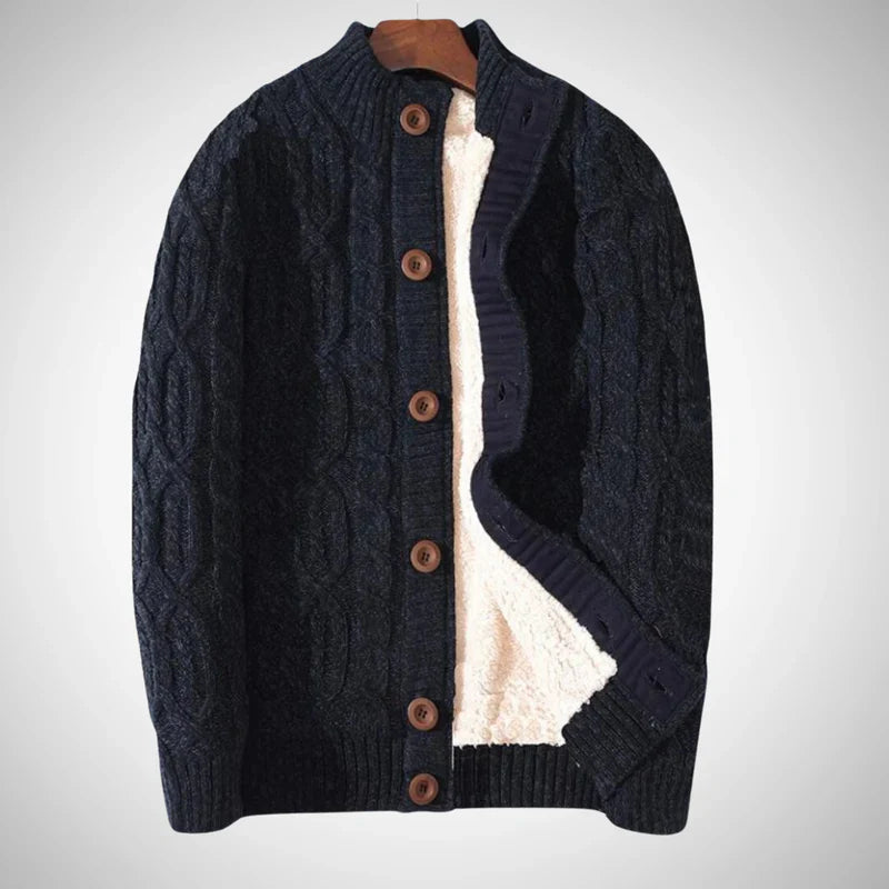Vest met Kabelpatroon Comfortabel en Tijdloos